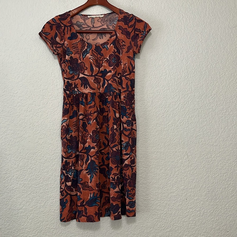 Peruvian Connection Floral Pima Cotton Dress - Picture 5 of 11